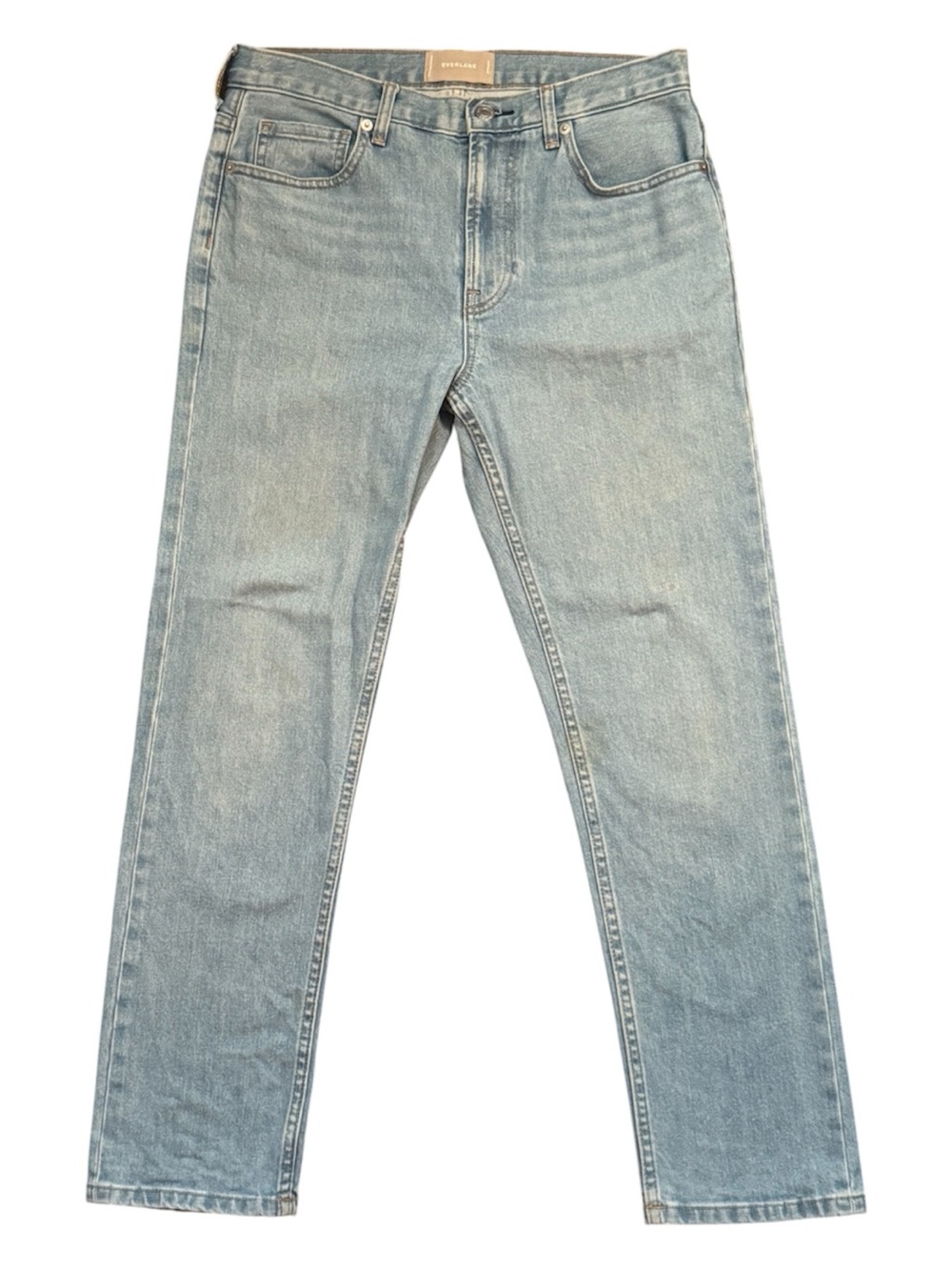 Everlane Medium Wash Straight Leg Jeans - Size 28